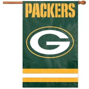 Green Bay Packers “Party Animal” Appliqué Banner Flag – NWT